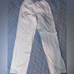 Vintage Classic White Summer Pants
